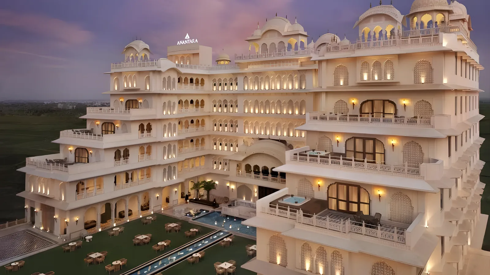 Aerial view of Dhorala, Jaipur