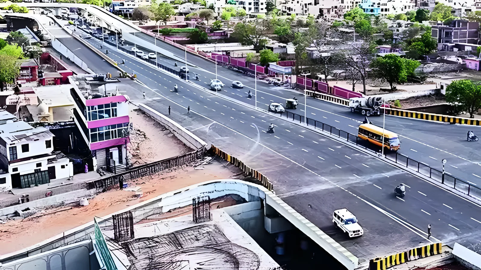 Aerial view of Hari Ka Bas, Jaipur