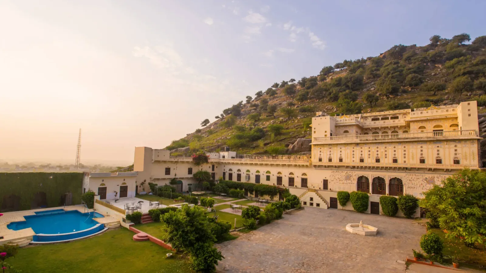 Aerial view of Kalwar, Jaipur