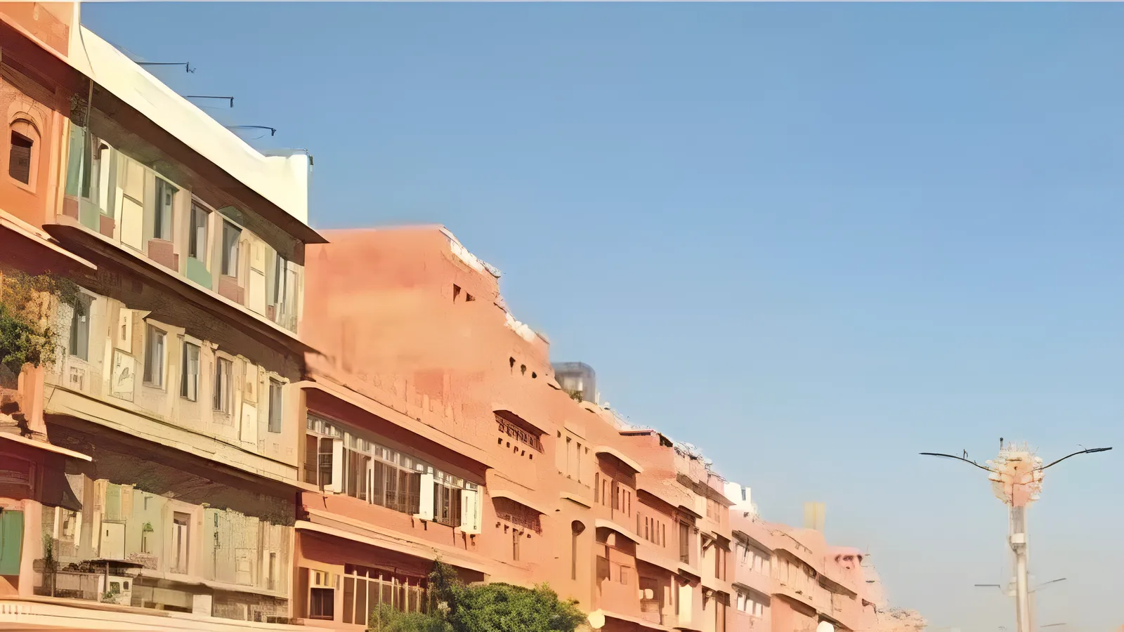 Aerial view of Langareeywas, Jaipur