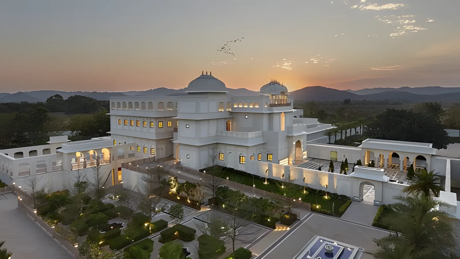 Aerial view of Natata, Jaipur
