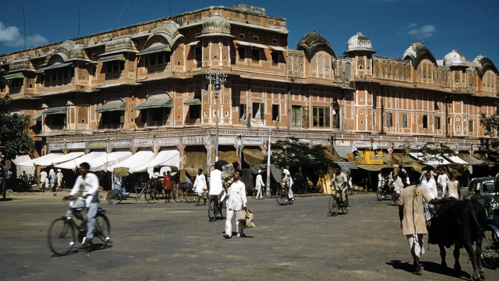 Aerial view of Ramganj, Jaipur