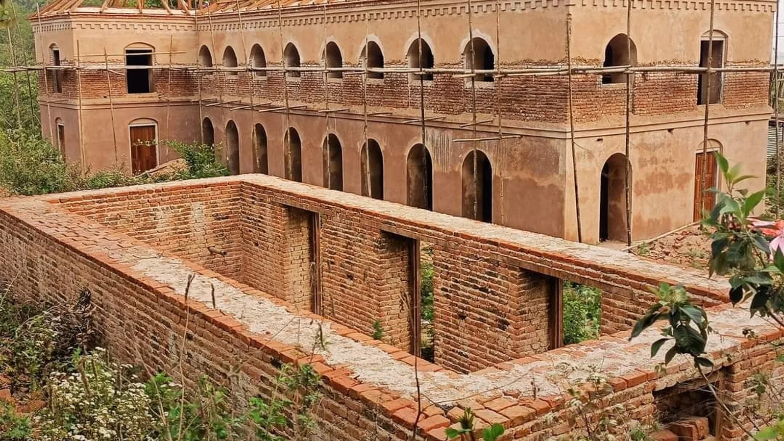 Aerial view of Sindoli, Jaipur