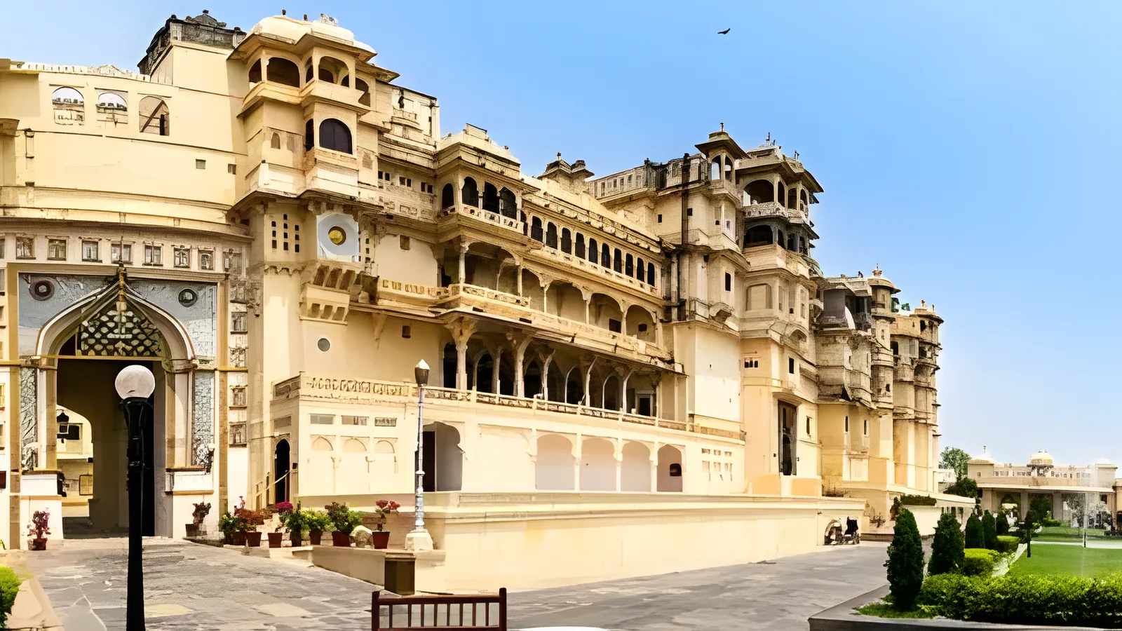 Aerial view of Swaimadhosinghpura, Jaipur