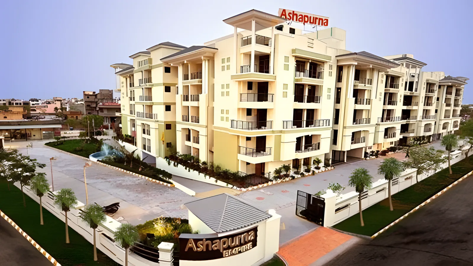 Aerial view of Asha Purna Enclave, Jodhpur