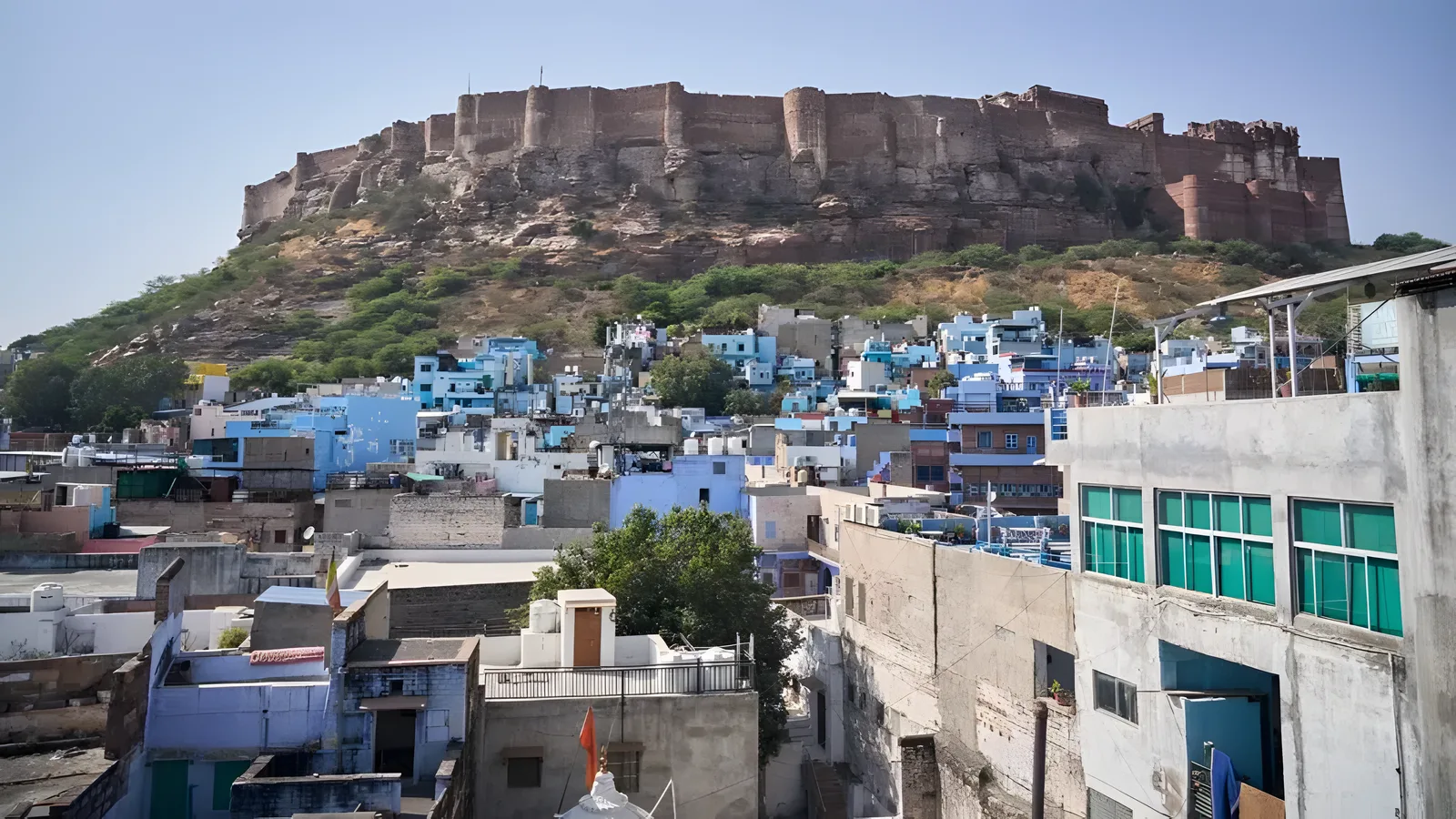 Aerial view of Rajeev Nagar, Jodhpur