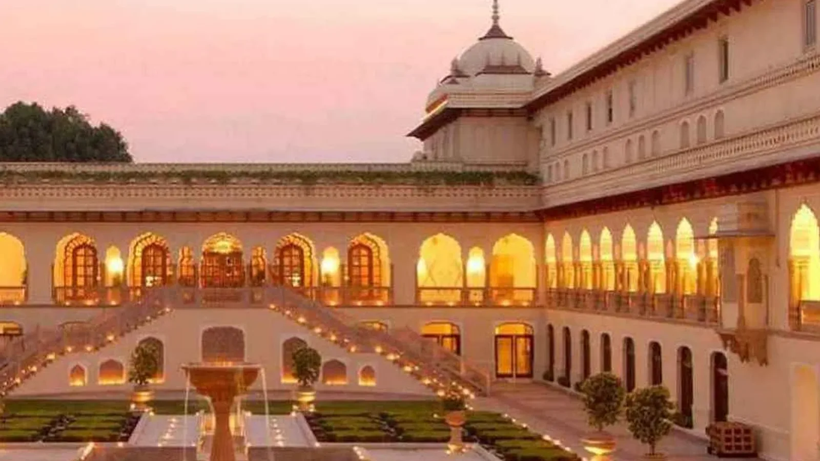 Aerial view of Ram Bagh, Jodhpur
