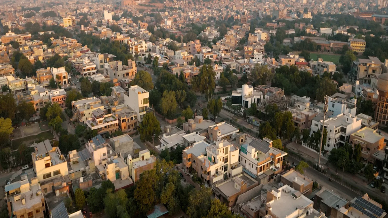 Aerial view of Sainik Colony, Jodhpur