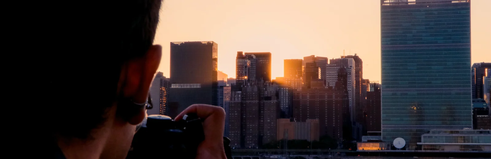 Skyline of Shastri Nagar, Jodhpur at golden hour