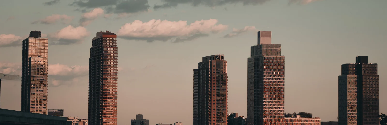Skyline of Raut Nagar, Kolhapur at golden hour