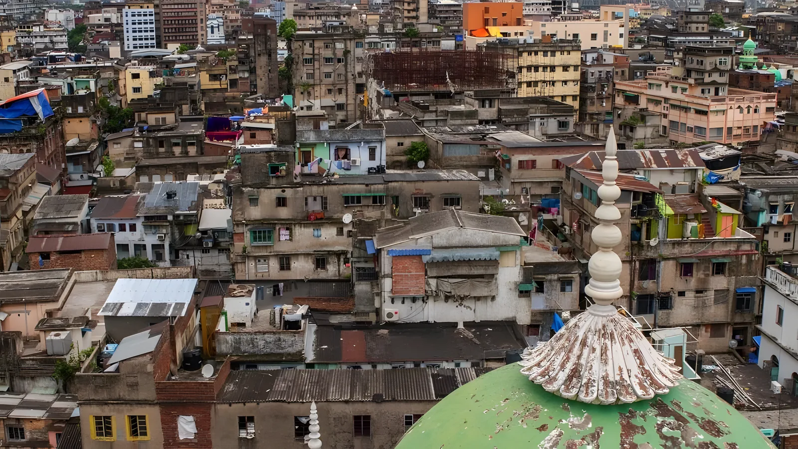 Aerial view of Bara, Kolkata