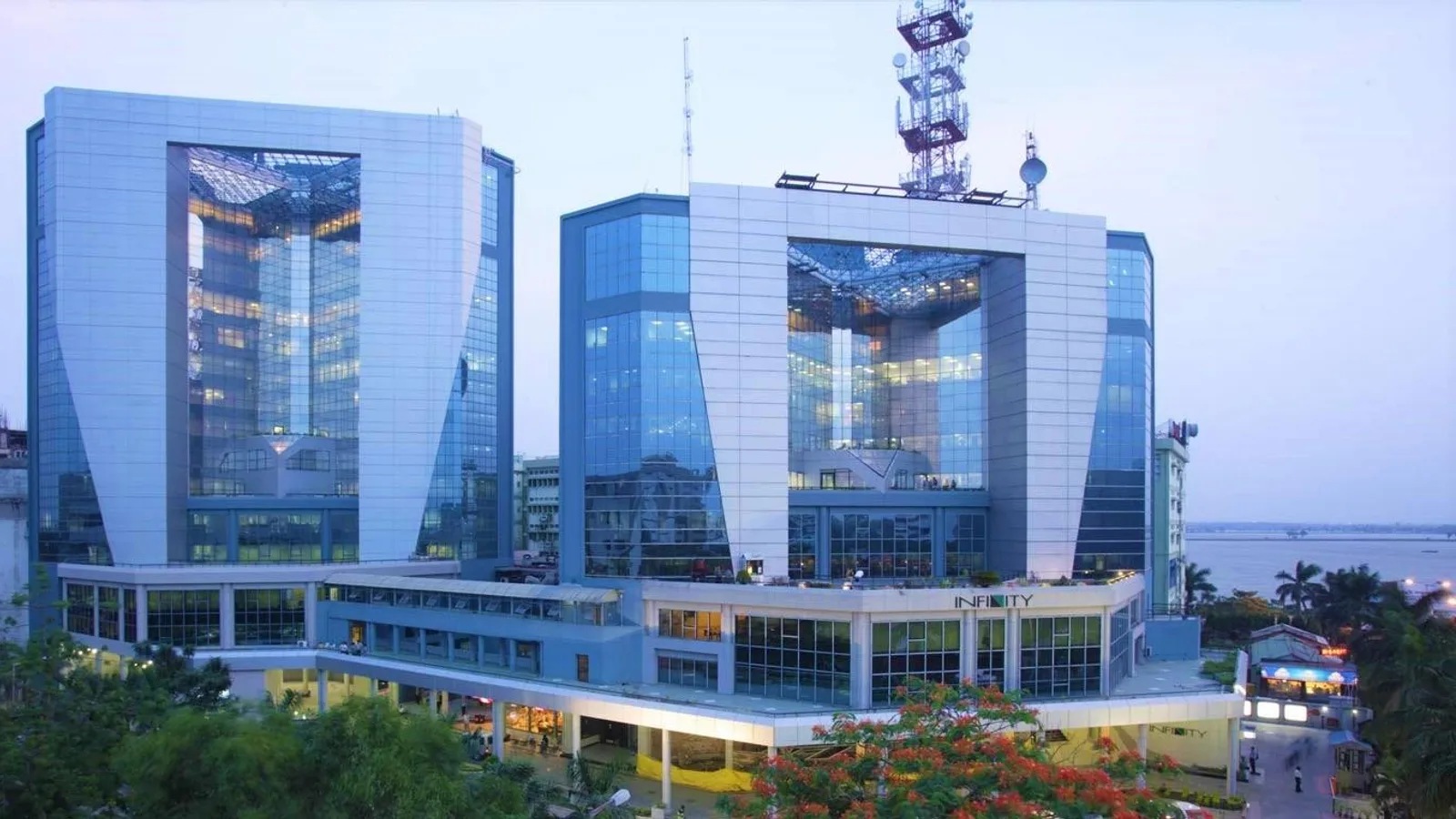 Aerial view of Bidhannagar, Kolkata