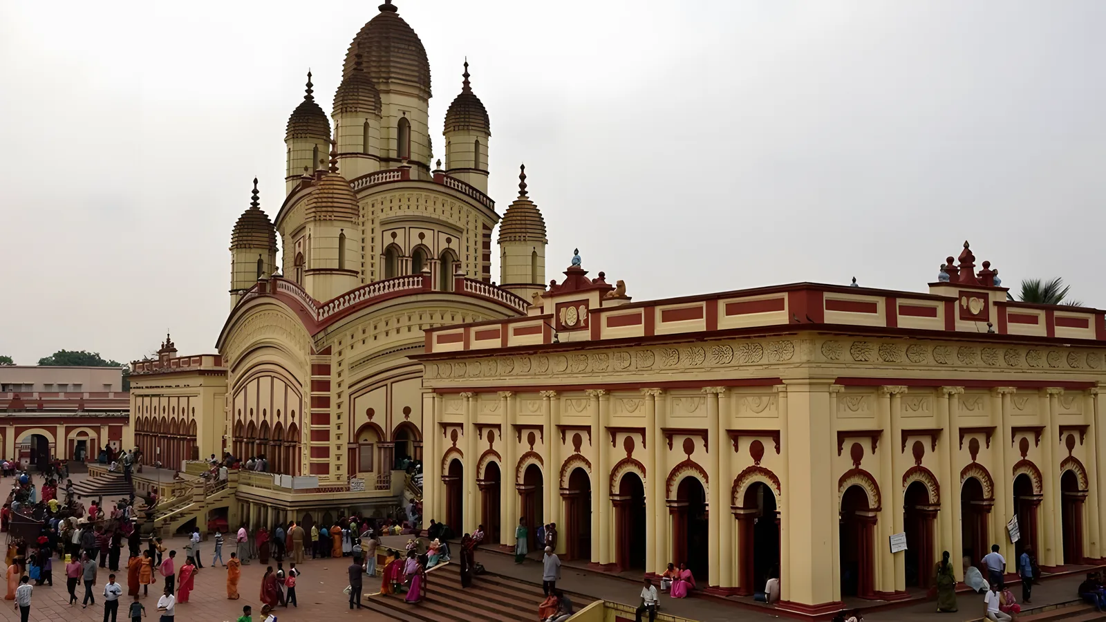 Aerial view of Dakshin Shripur, Kolkata