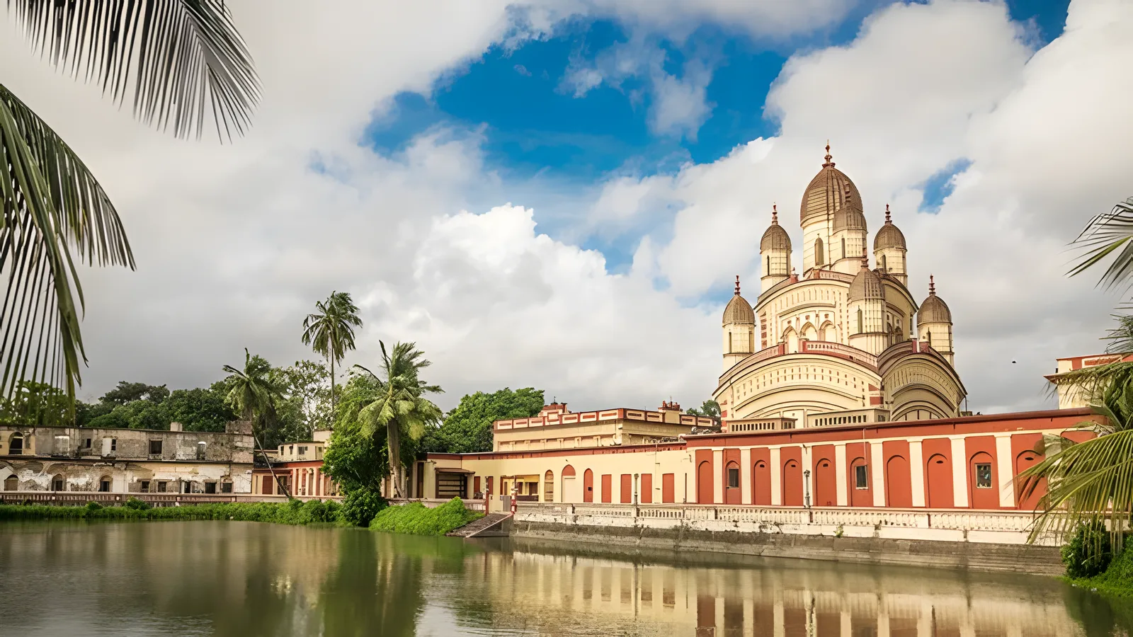Aerial view of Kaliyamor, Kolkata