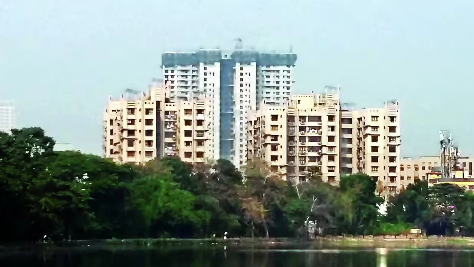 Aerial view of Kamal Gazi More, Kolkata