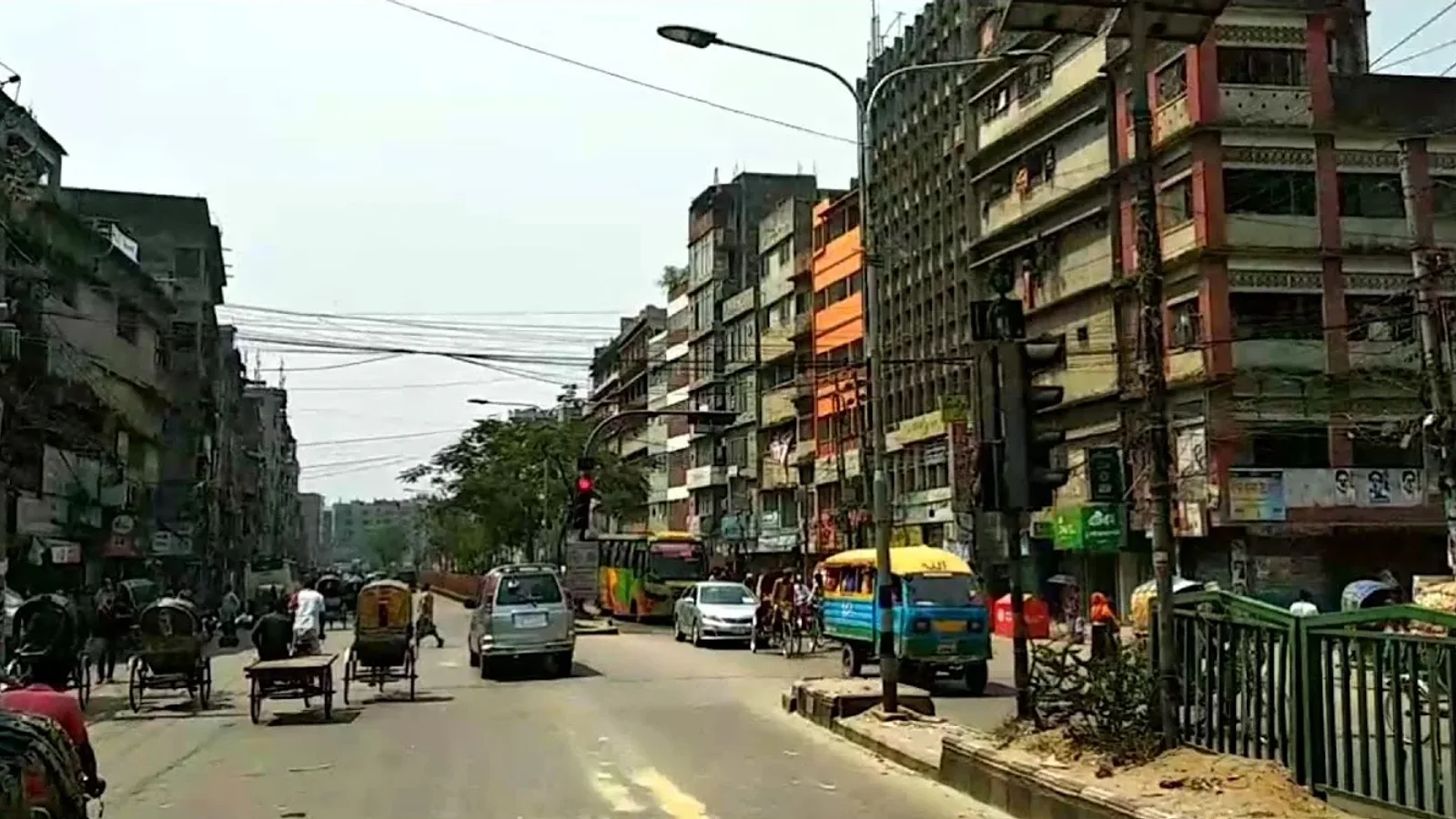 Aerial view of Nababpur, Kolkata