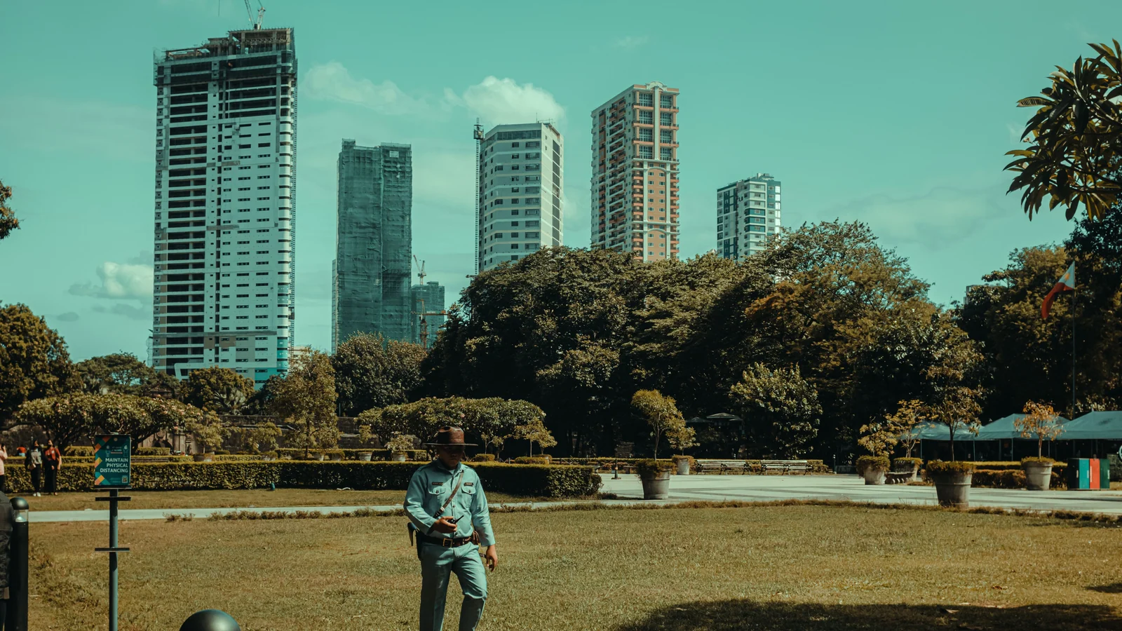 Neighbourhood park in Ultadanga, Kolkata