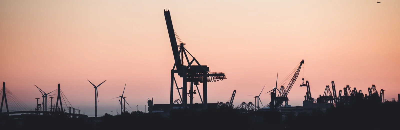 Skyline of Chamble Industrial Area, Kota at golden hour