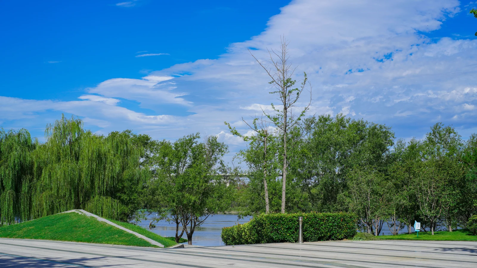 Neighbourhood park in Dhawhar, Lucknow