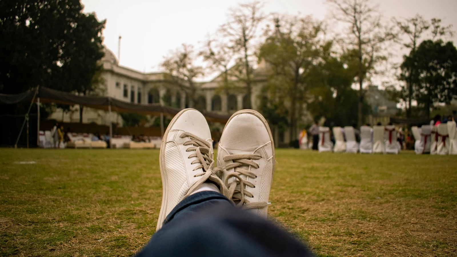 Neighbourhood park in Hazratganj, Lucknow
