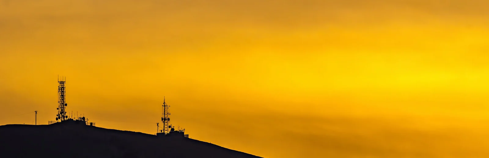 Skyline of Sector 79, Mohali at golden hour