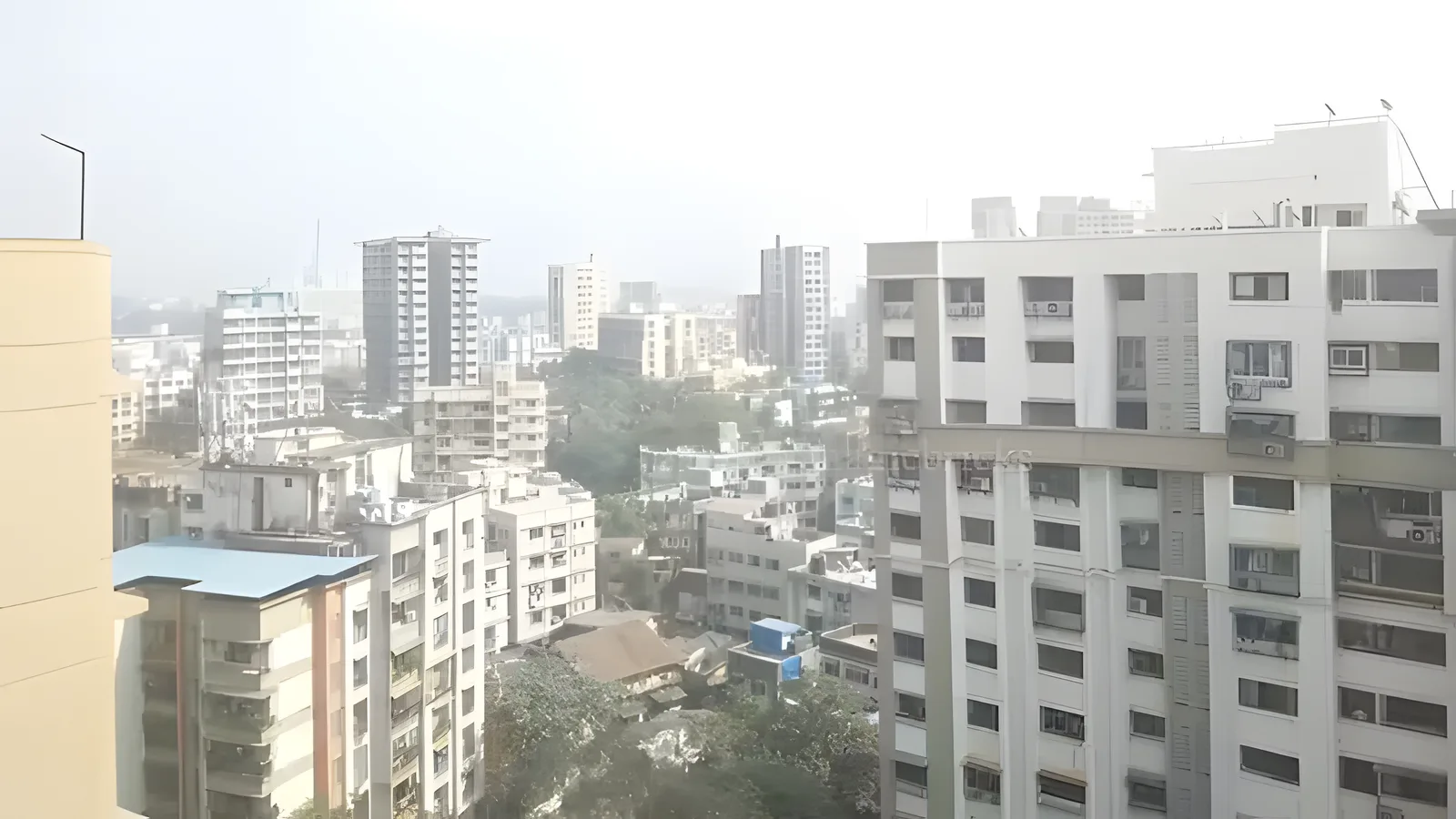 Aerial view of Kalina, Mumbai