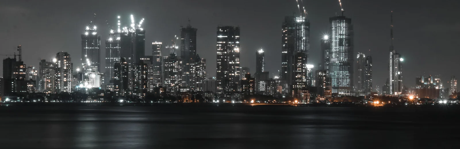 Skyline of Marol, Mumbai at golden hour