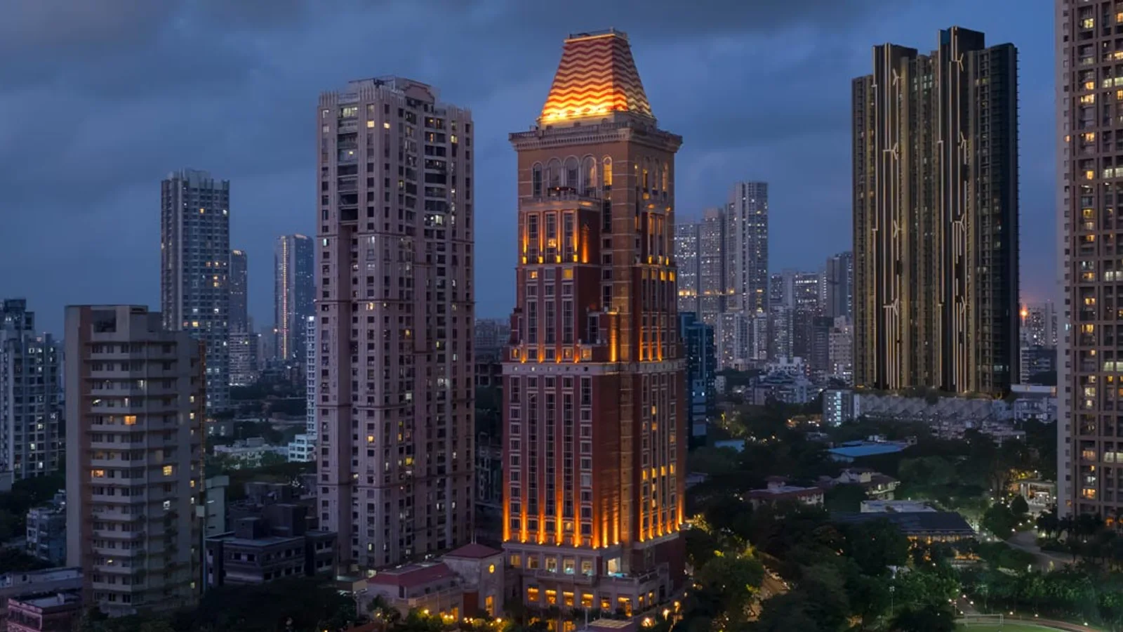 Aerial view of Mumbai Central, Mumbai