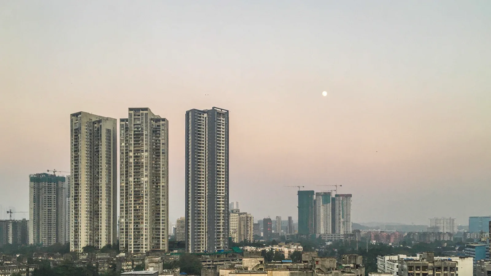 Aerial view of Oshiwara, Mumbai