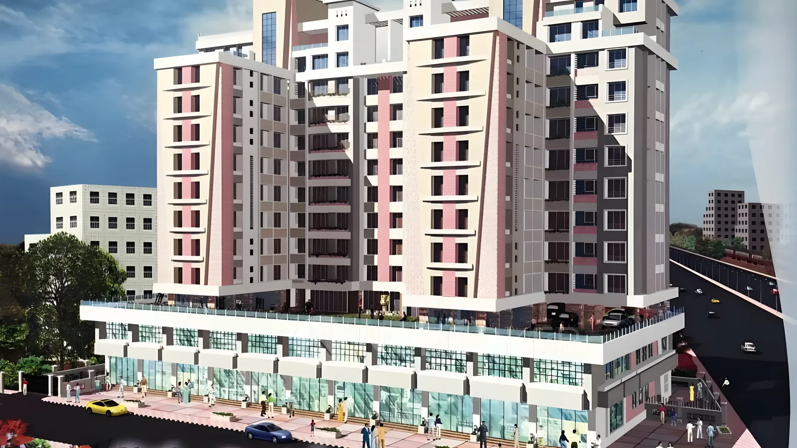 Aerial view of Tilak Nagar, Mumbai