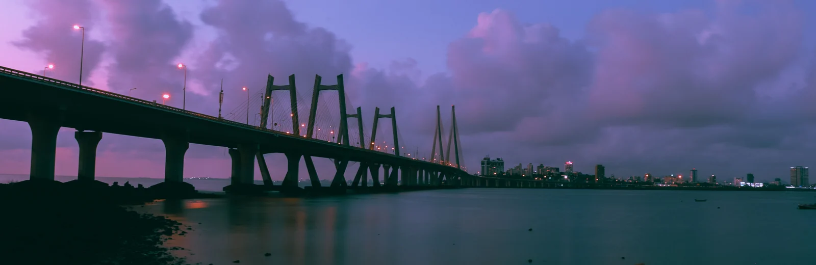 Skyline of Vidyavihar West, Mumbai at golden hour