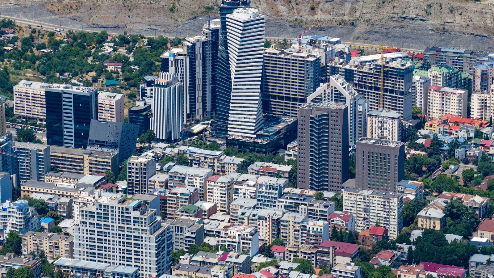 Aerial view of Palashe, Nashik