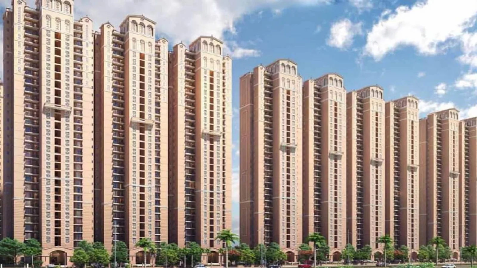 Aerial view of Greater Noida West Sector 4, Noida