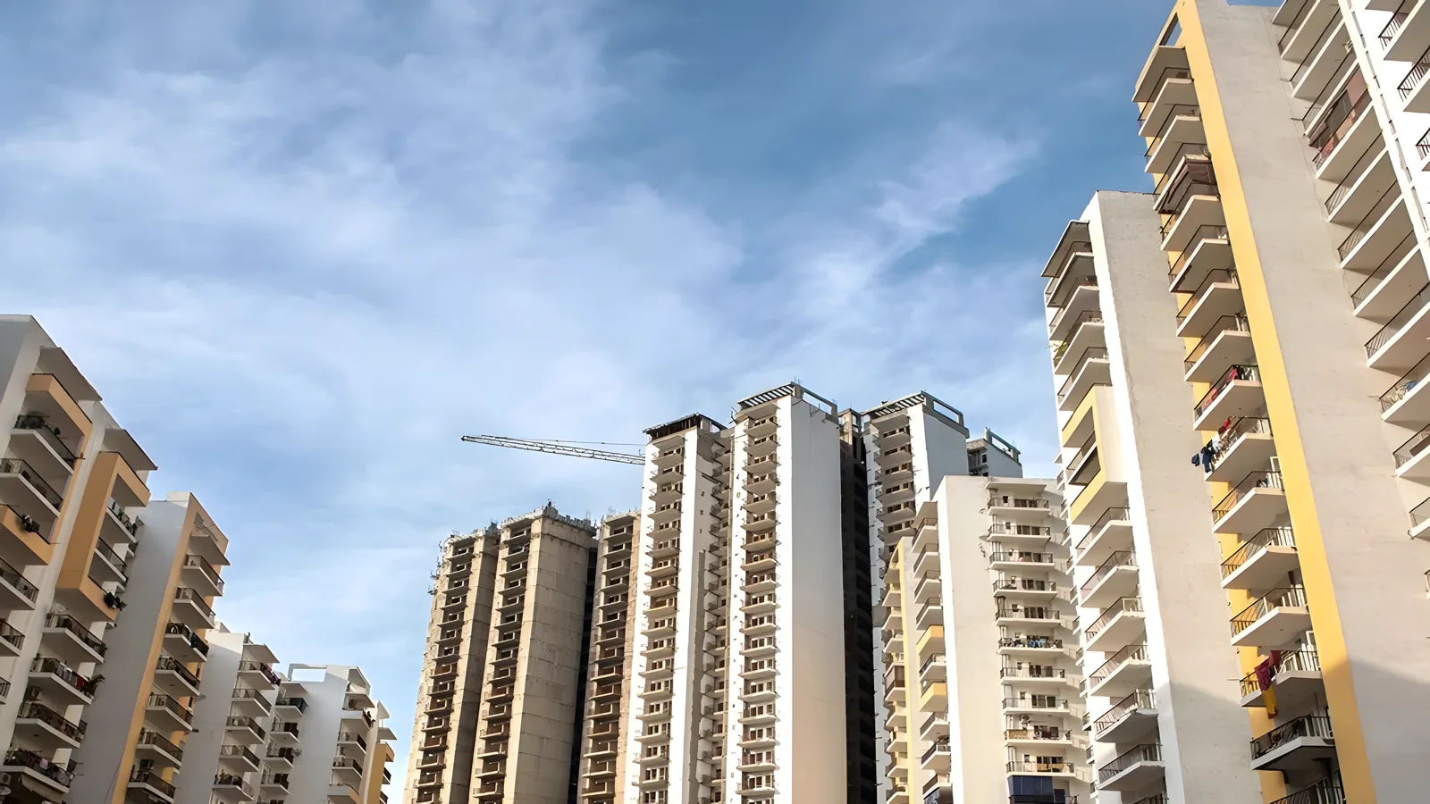 Aerial view of Noida Extension Sector 16B, Noida