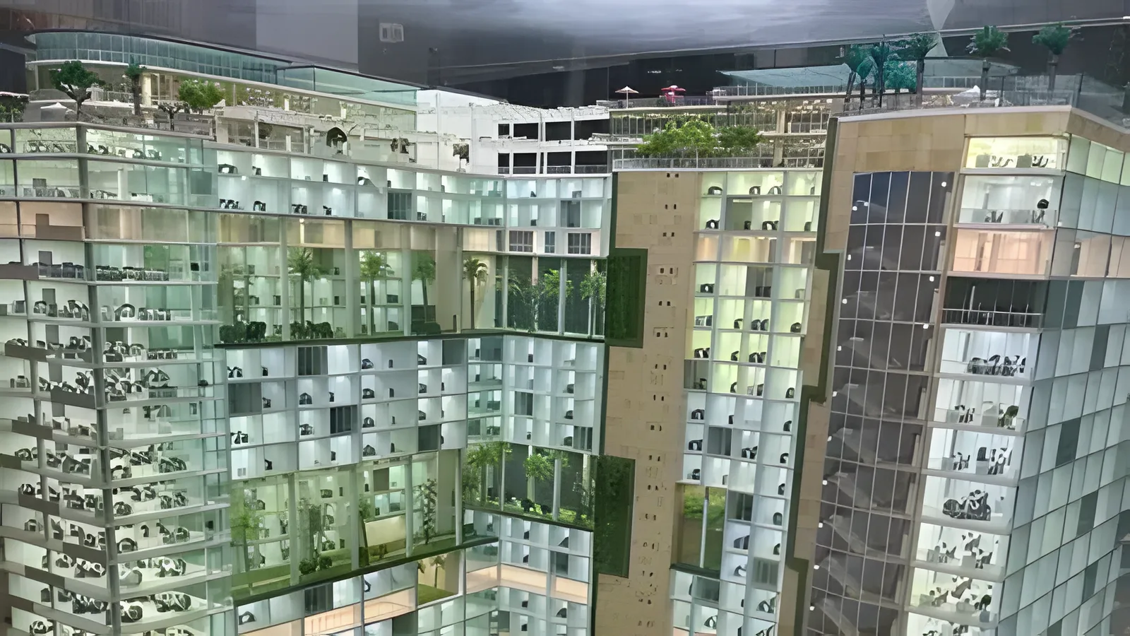 Aerial view of Pandav Vihar, Noida