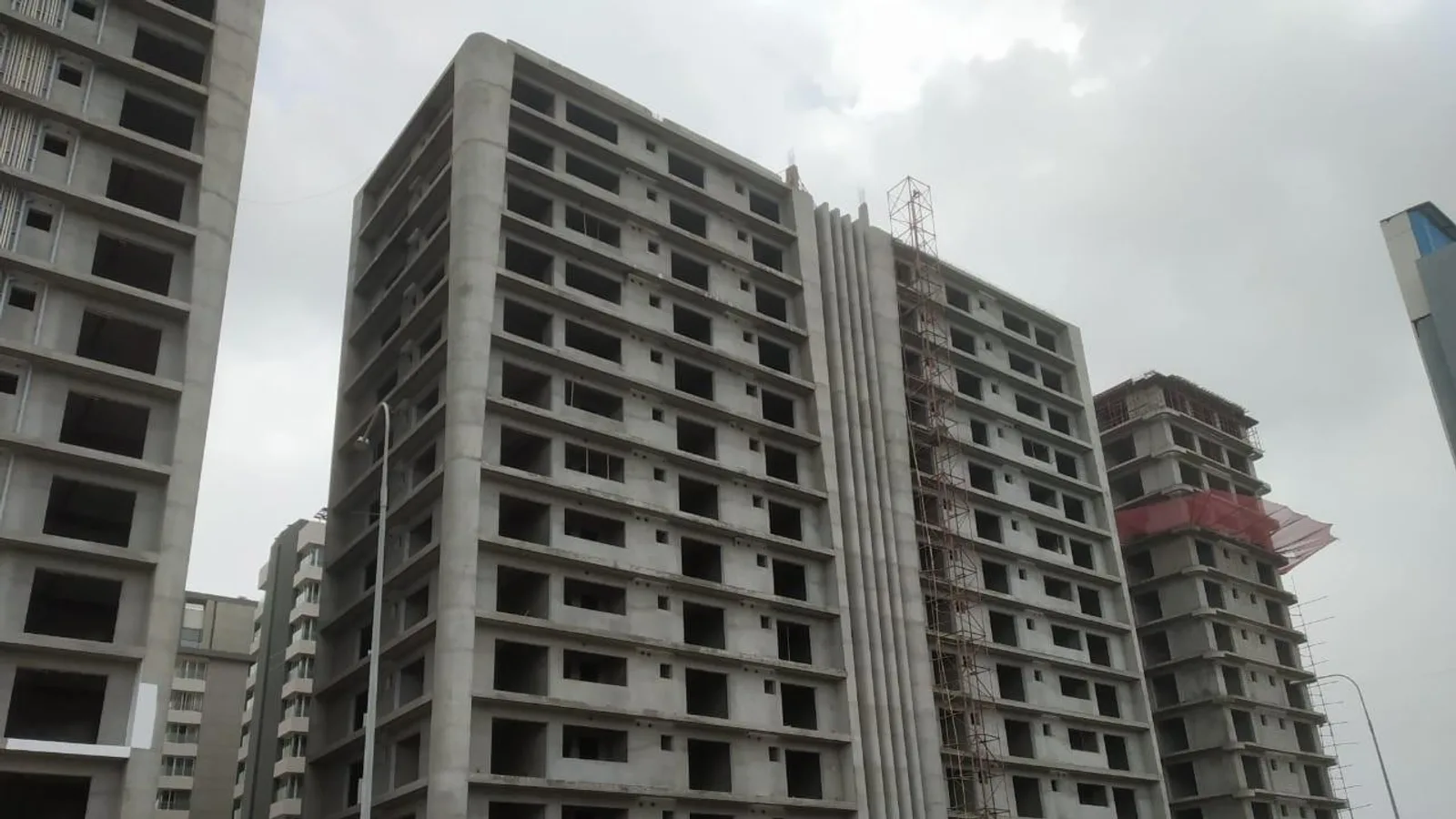 Aerial view of Sector 113, Noida