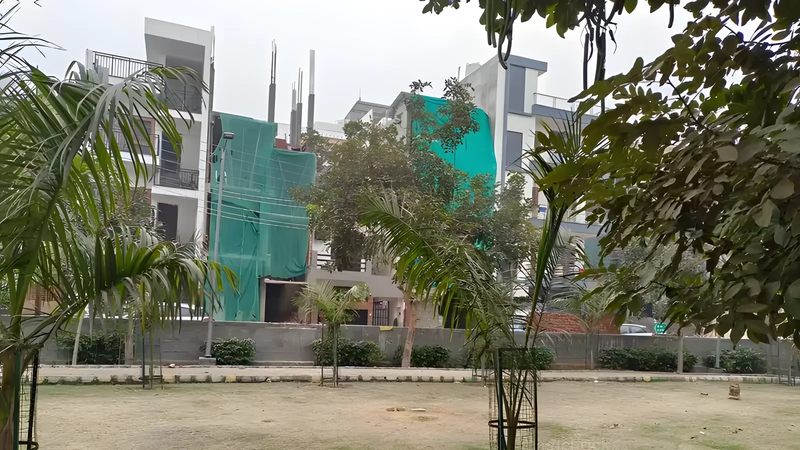 Aerial view of Sector 116, Noida