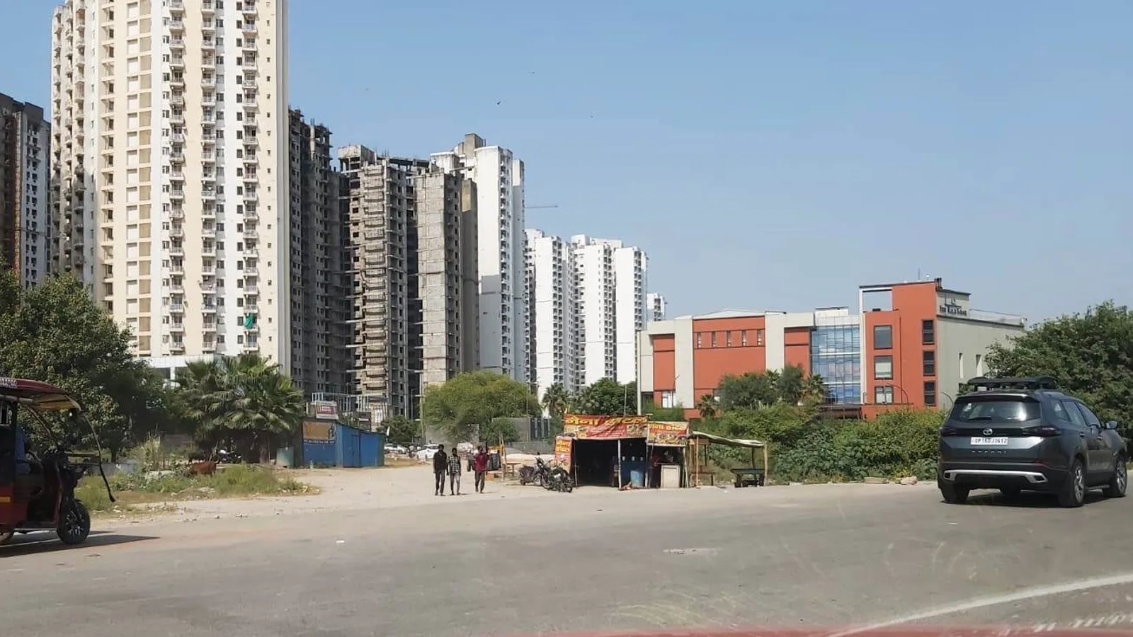 Aerial view of Sector 167, Noida