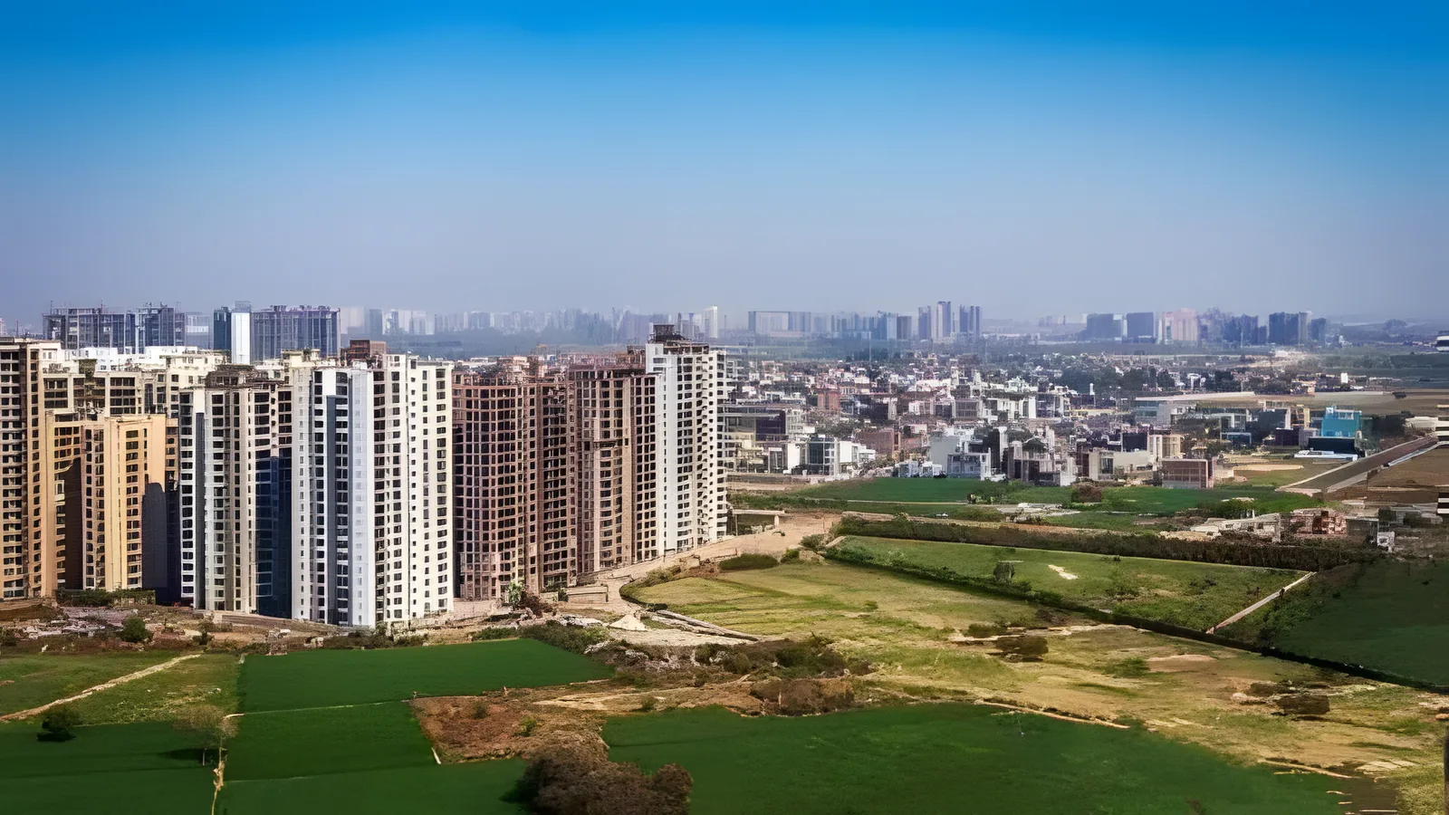 Aerial view of Sector 3, Noida