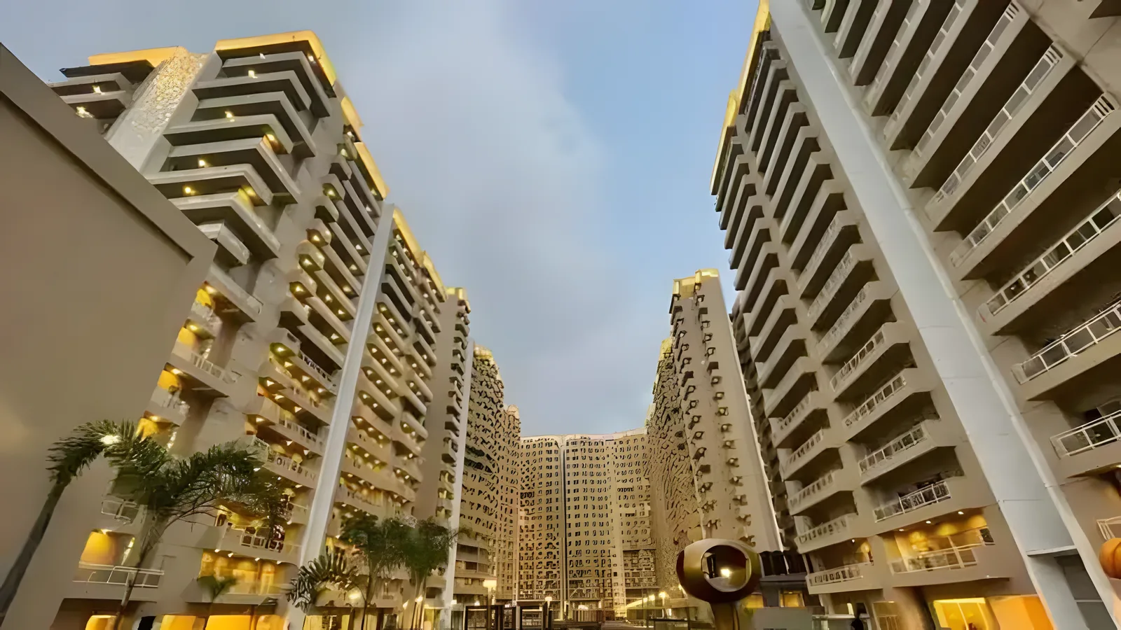 Aerial view of Sector 37, Noida