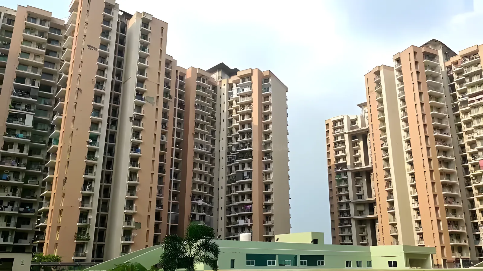 Aerial view of Sector 70, Noida