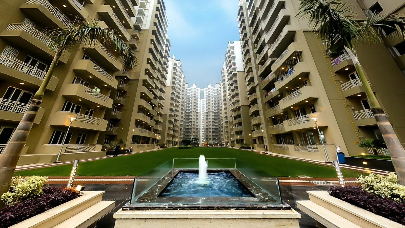 Aerial view of Sector 77, Noida