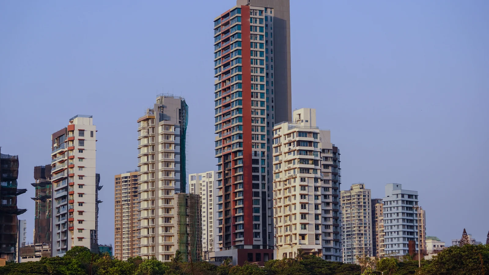 Aerial view of Sector 82, Noida