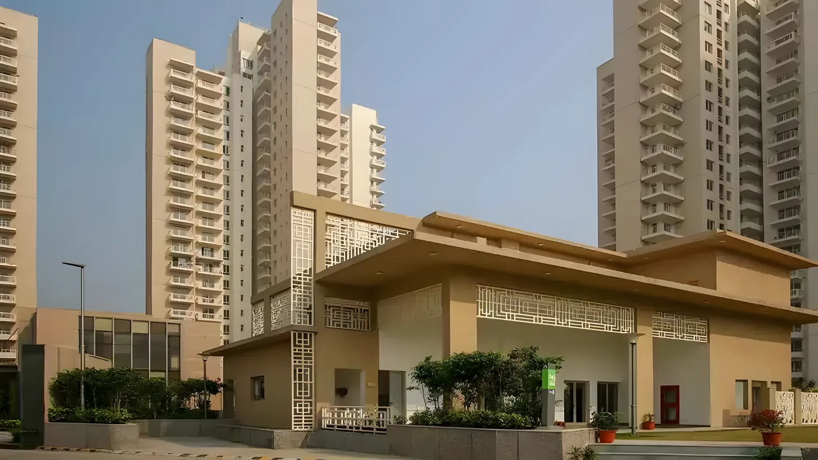Aerial view of Sector 84, Noida