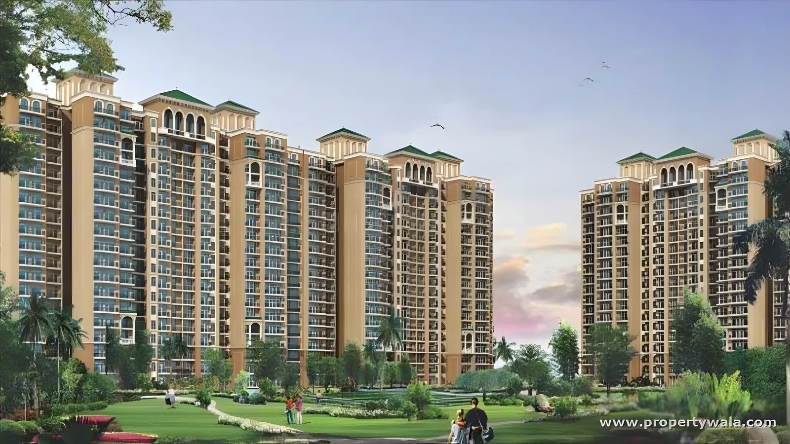 Aerial view of Sector 93B, Noida
