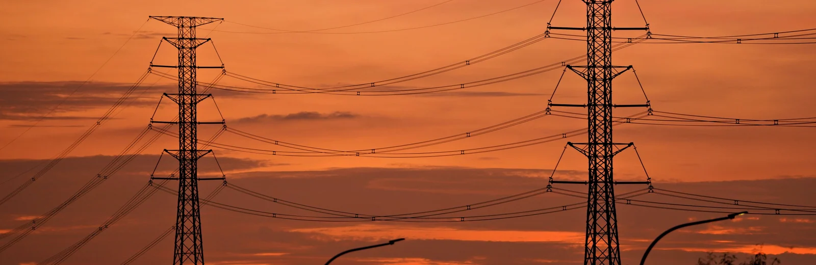 Skyline of Chandan Nagar, Pune at golden hour