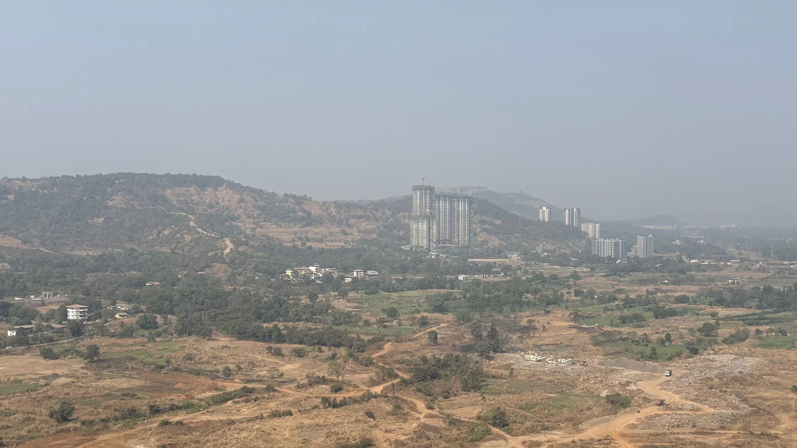 Aerial view of Hinjewadi, Pune