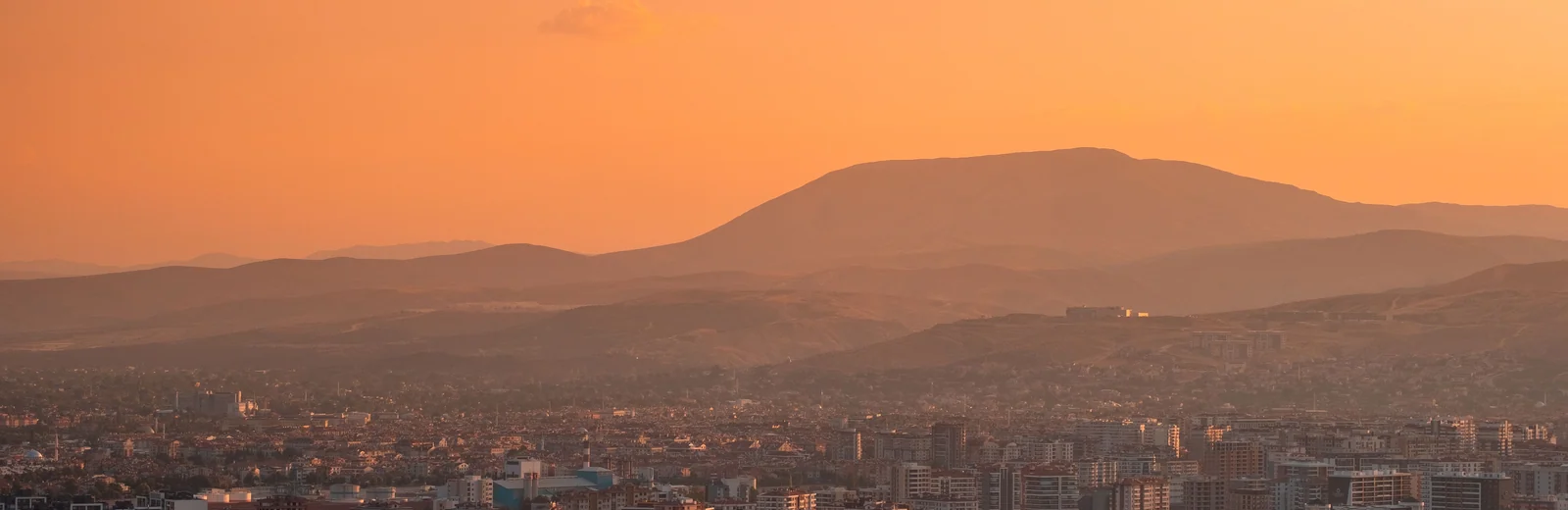 Skyline of Khadki, Pune at golden hour