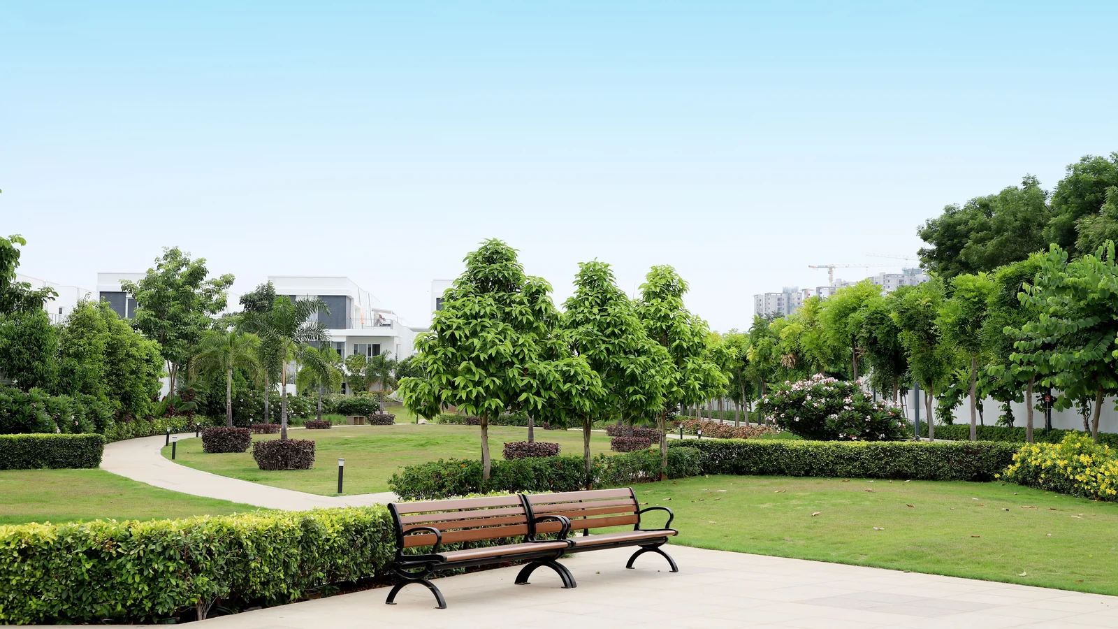 Neighbourhood park in Nigdi, Pune