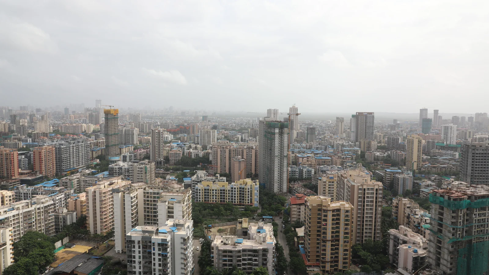 Aerial view of Parvati, Pune